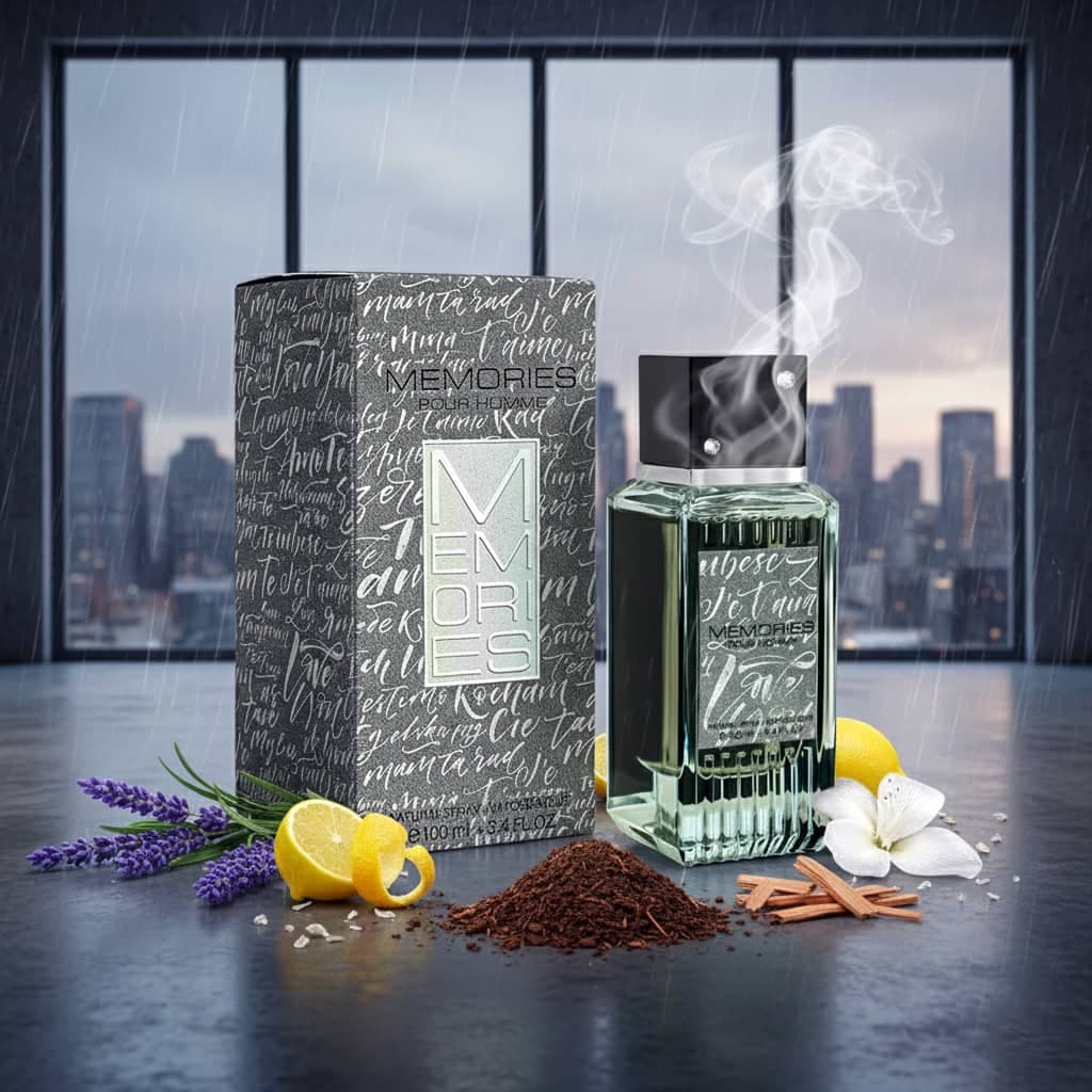 عطر ادکلن مردانه اجمل اووک فور هیم فراگرنس ورد مدل مموریز (Fragrance World Ajmal Evoke for Him) حجم 100 میل