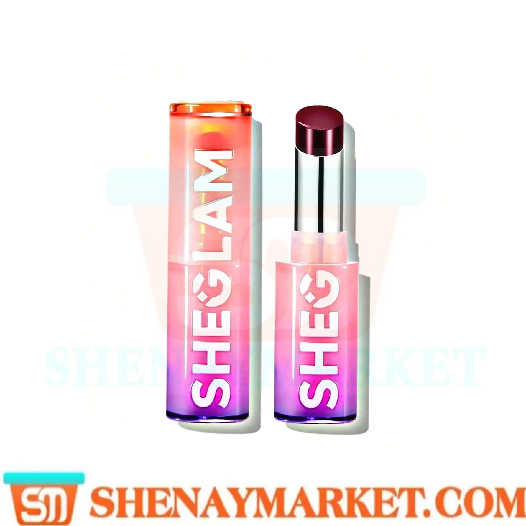 رژ لب جامد براق شیگلم SHEGLAM مدل MIRROR KISS رنگ RENT FREE — تصویر ۴
