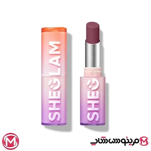 رژ لب جامد براق شیگلم SHEGLAM مدل MIRROR KISS رنگ RENT FREE — تصویر ۷