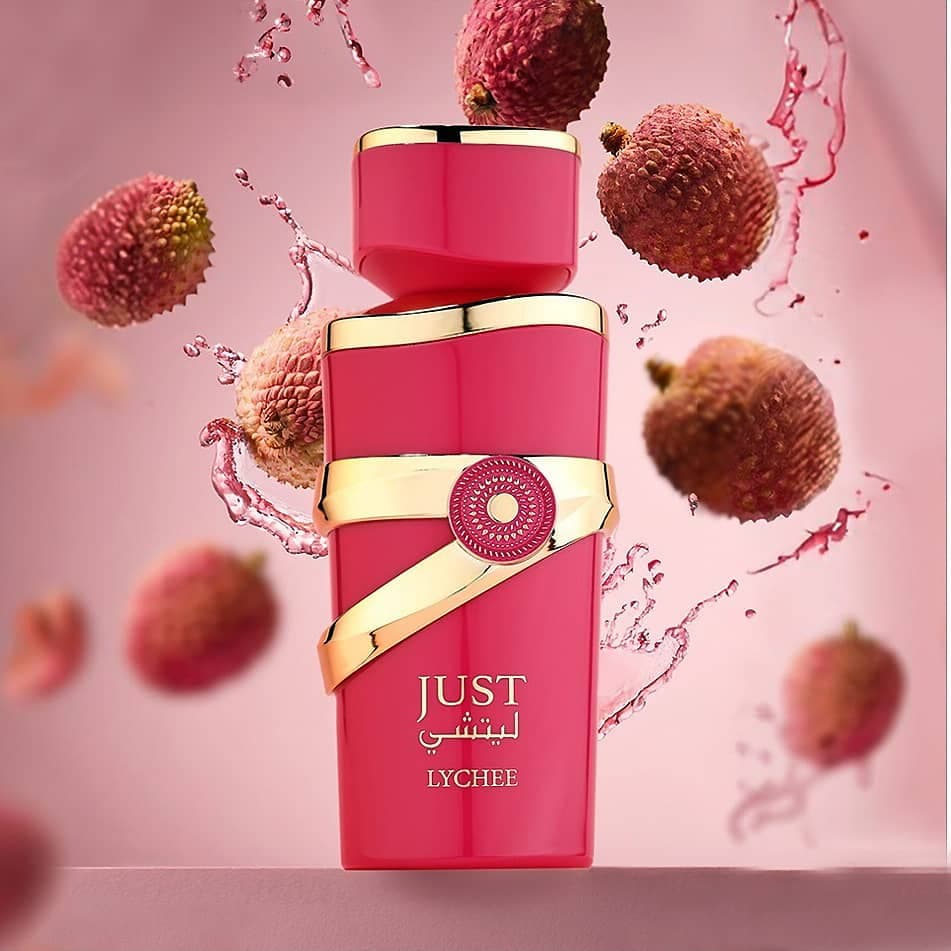 عطر ادکلن زنانه یارا کندی جاست لیتشی فراگرنس ورد رایحه ادکلن کایالی اسپارکلینگ لیچی (Fragrance World Just Lychee) حجم 100 میل — تصویر ۱۱