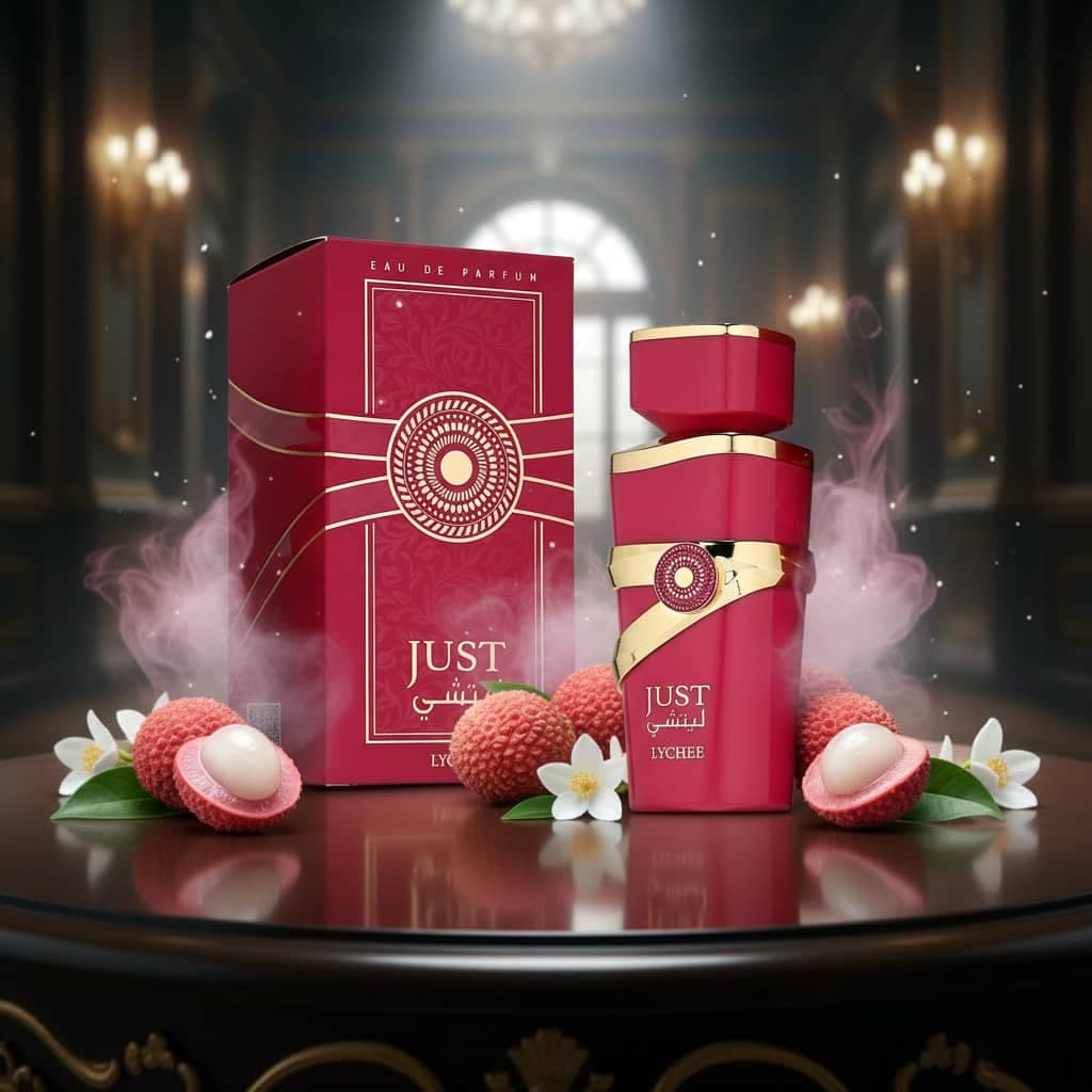 عطر ادکلن زنانه یارا کندی جاست لیتشی فراگرنس ورد رایحه ادکلن کایالی اسپارکلینگ لیچی (Fragrance World Just Lychee) حجم 100 میل — تصویر ۸