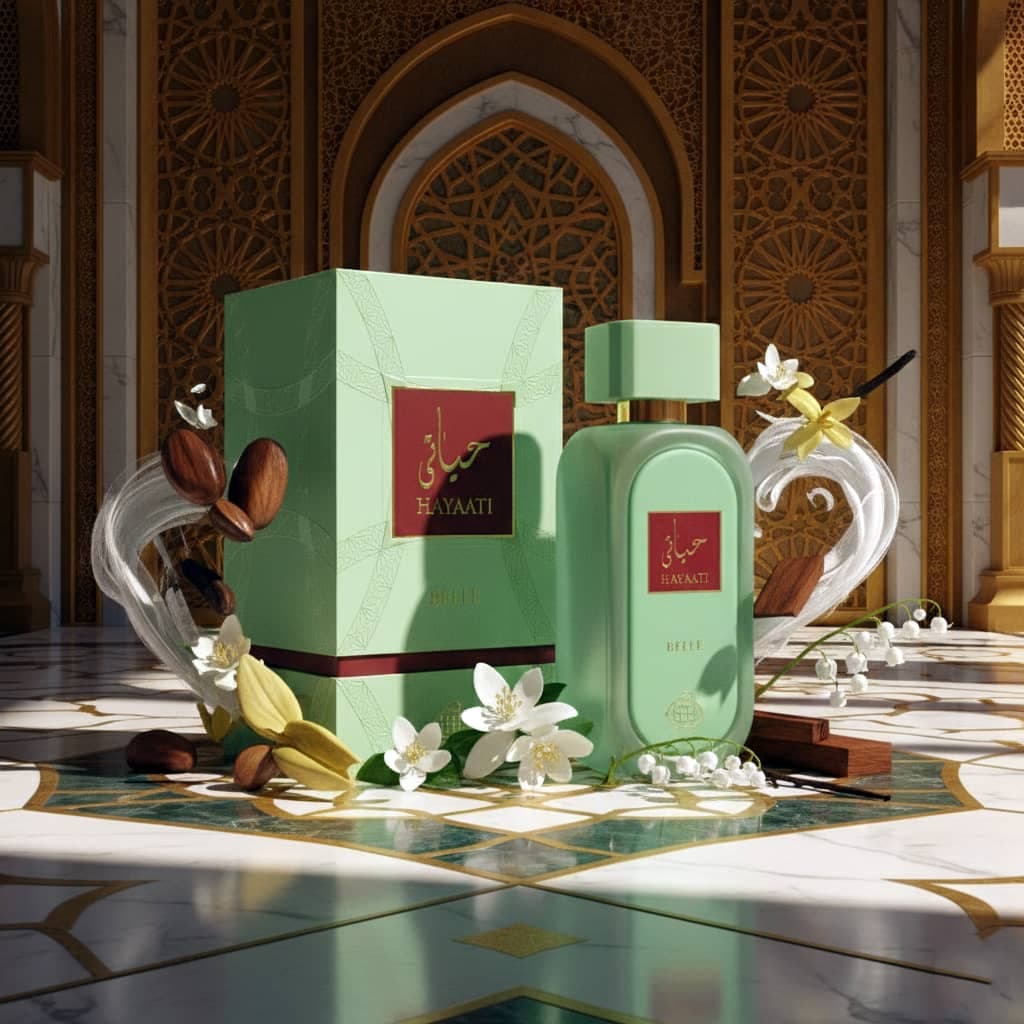 عطر ادکلن زنانه حیاتی بله فراگرنس ورد رایحه ژان پل گوتیه لا بل له پارفوم (Fragrance World Hayaati Hayaati Belle) حجم 100 میل — تصویر ۱۲
