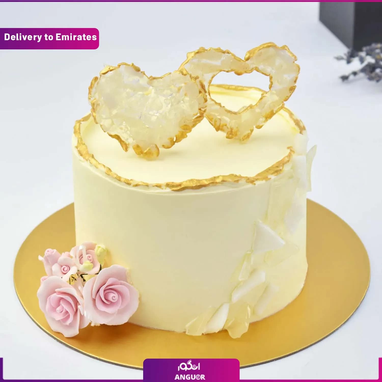 کیک قلبی 1 کیلویی ( دبی و امارات)