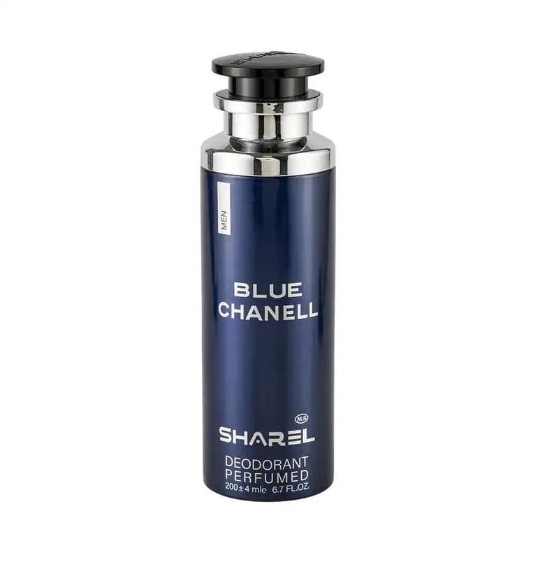 اسپری بدن مردانه شارل SHAREL رایحه Blue Chanell حجم 200 میل