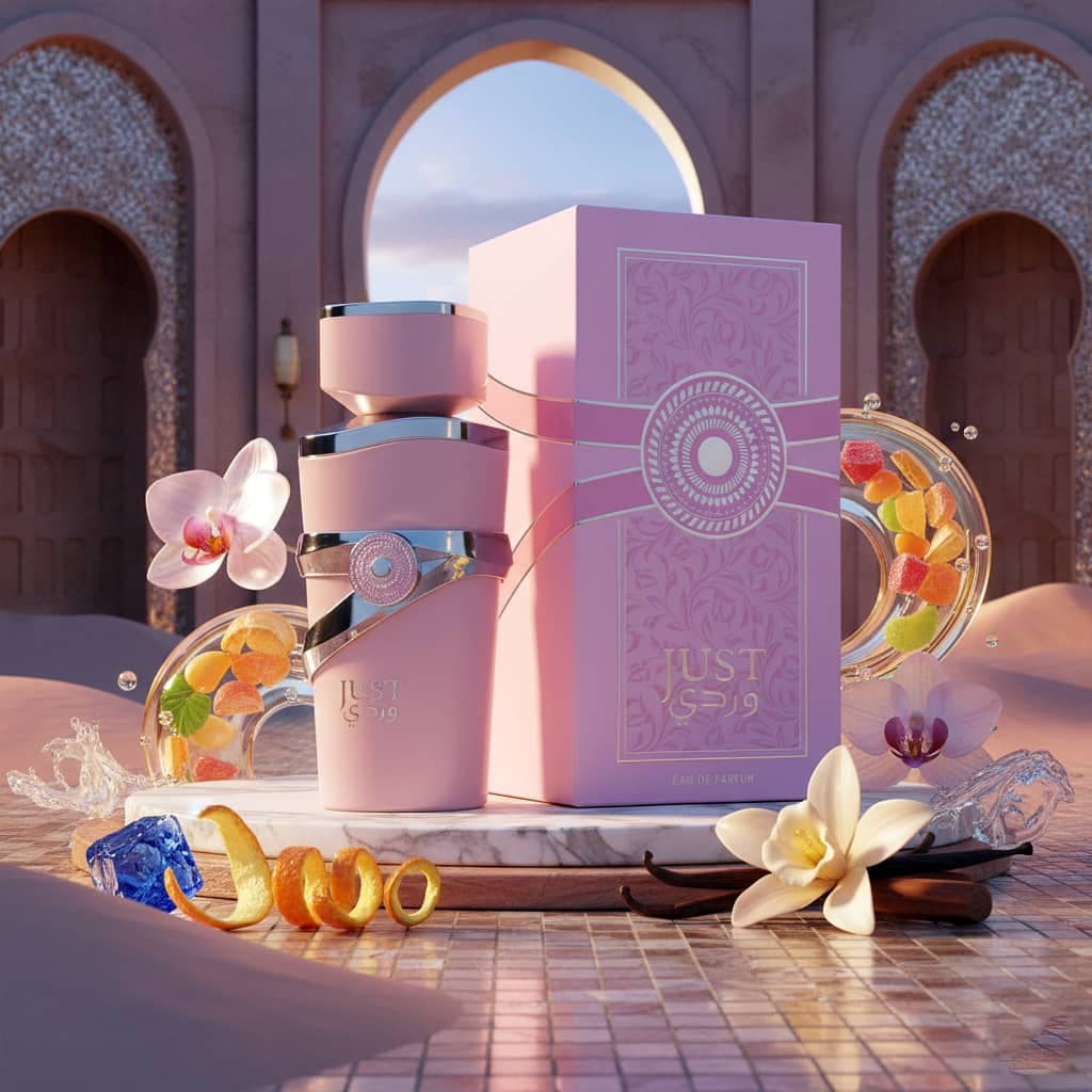 عطر ادکلن زنانه یارا صورتی فراگرنس ورد مدل جاست وردی (Fragrance World Lattafa Yara) حجم 100 میل — تصویر ۱۲