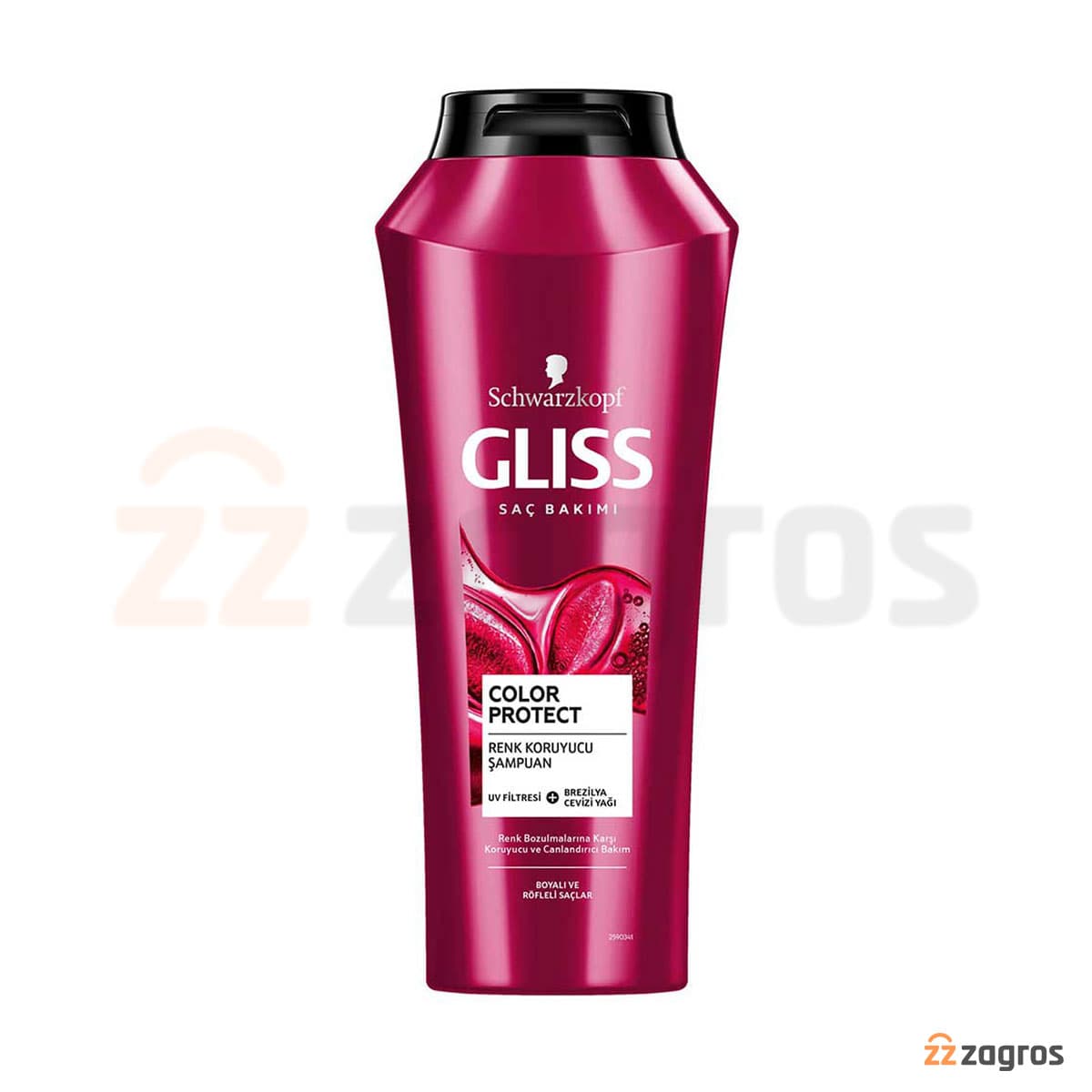 شامپو گلیس GLISS قرمز برای موهای رنگ شده Color Protect حجم 500 میلی — تصویر ۵