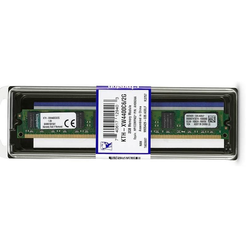 رم کامپیوتر کینگستون DDR2 2GB FSB Single 800MHz CL6 (استوک)