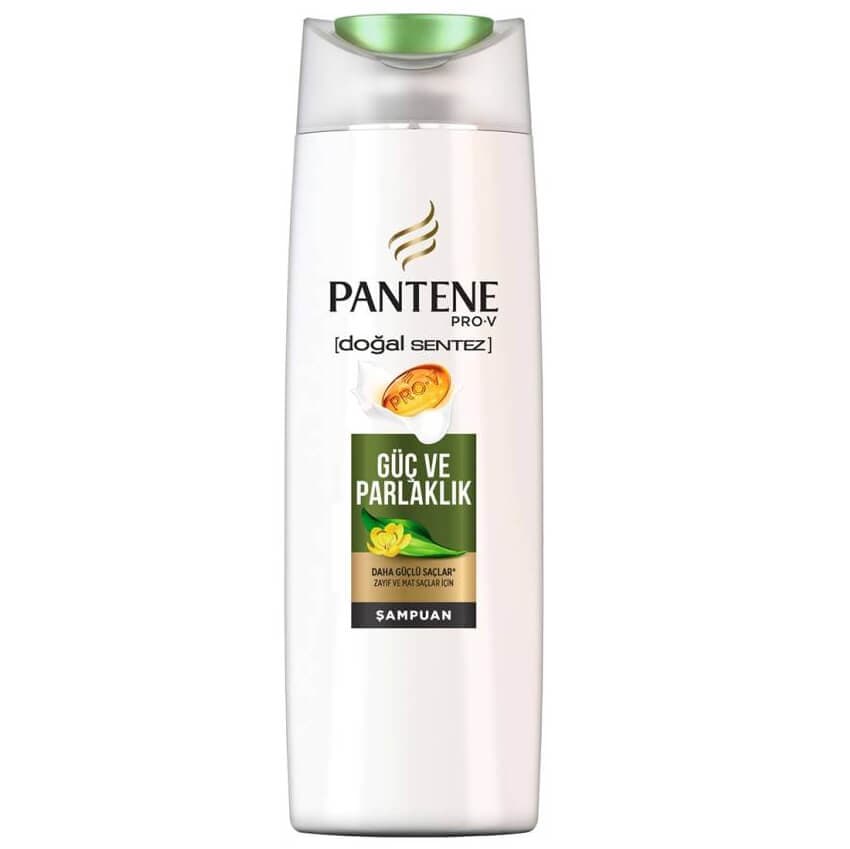 شامپو تقویت کننده و درخشان کننده pantene مدل Güçlü Ve Parlak حجم 500 میلی