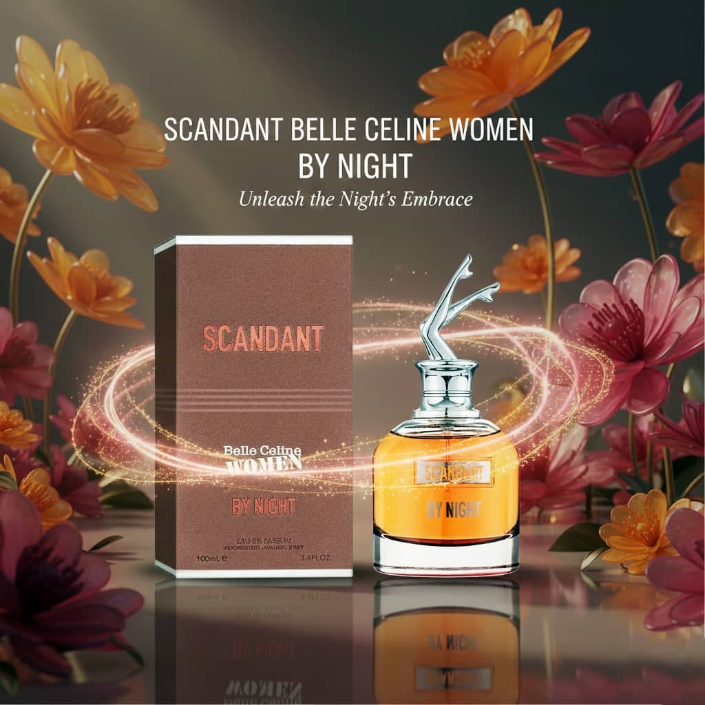 عطر ادکلن زنانه ژان پل گوتیه اسکندال بای نایت فراگرنس ورد مدل اسکندانت بله سلین بای نایت (Fragrance World Jean Paul Gaultier Scandal By Night) حجم 100 میل