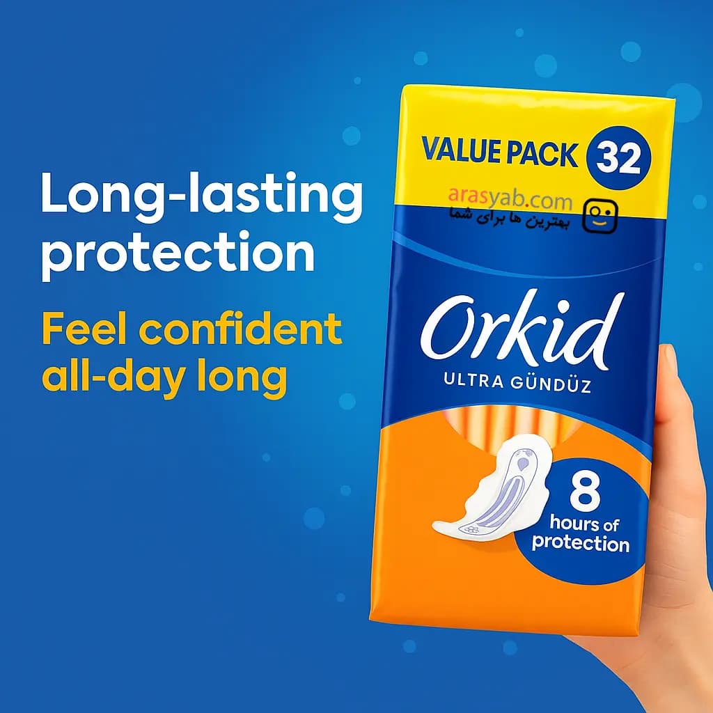 نوار بهداشتی نرمال orkid مدل ULTRA EXTRA سایز 1 بسته 24 عددی — تصویر ۳