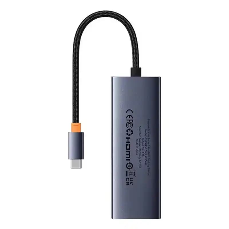 هاب تایپ سی 5 پورت بیسوس مدل Baseus UltraJoy Series HDMI+PD B00052801811-00 — تصویر ۶