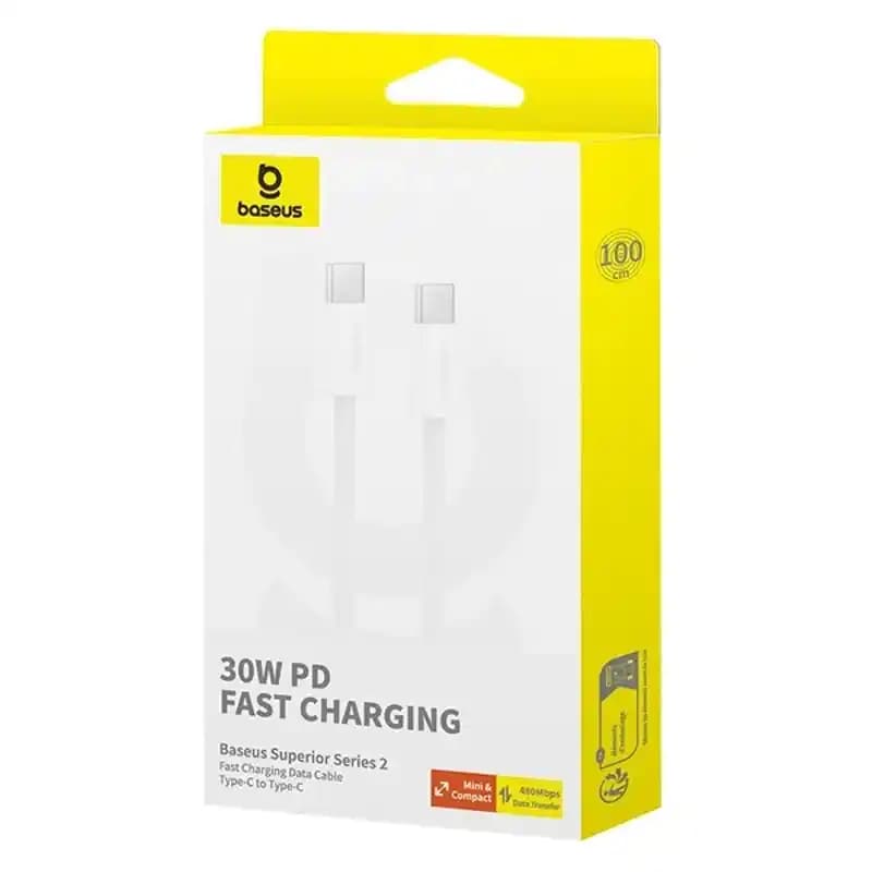 کابل باسئوس Baseus Superior2 Type-c To Type-c P10365200211-00 30W — تصویر ۶