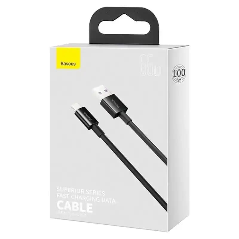 کابل باسئوس Baseus Superior usb-A To Type-c CATYS-01 1m 66W — تصویر ۶