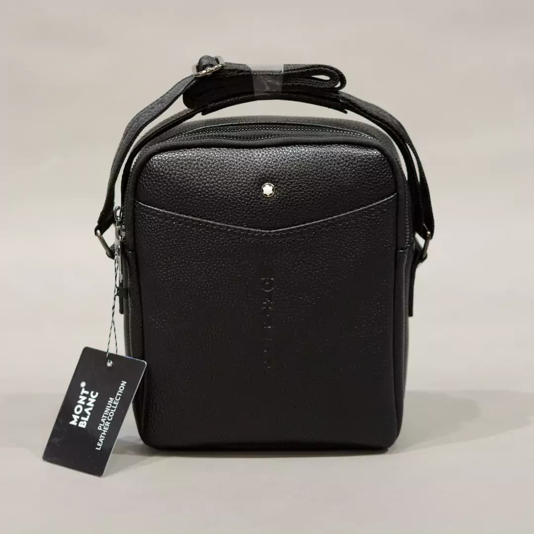کیف چرمی رودوشی Mont Blanc مدل MB30208-M سایز متوسط — تصویر ۲