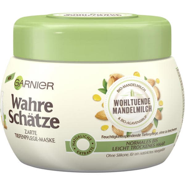 ماسک موی بادام Garnier ترمیم کننده و تغذیه کننده مو حجم 300 میلی