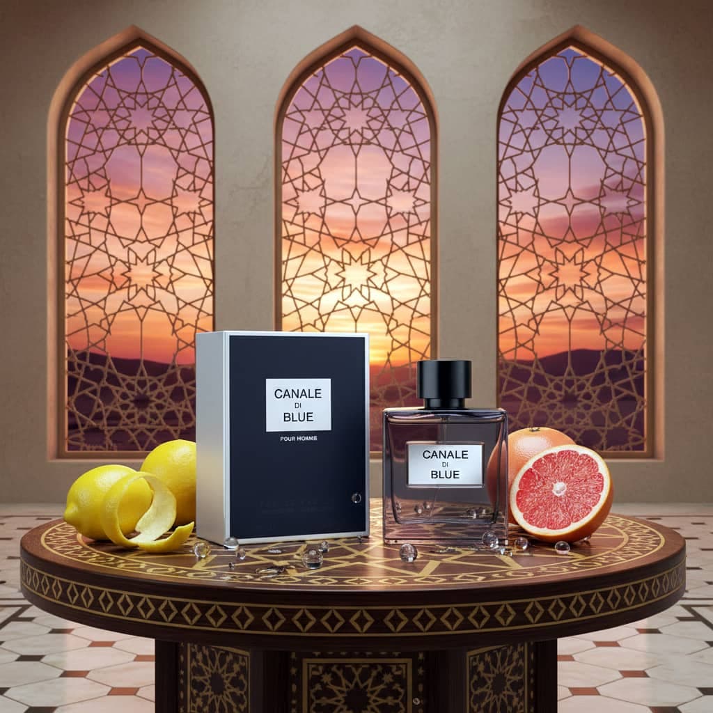 عطر ادکلن مردانه بلو شنل فراگرنس ورد مدل کانال دی بلو (Fragrance World Canale Di Blue) حجم 100 میل — تصویر ۸