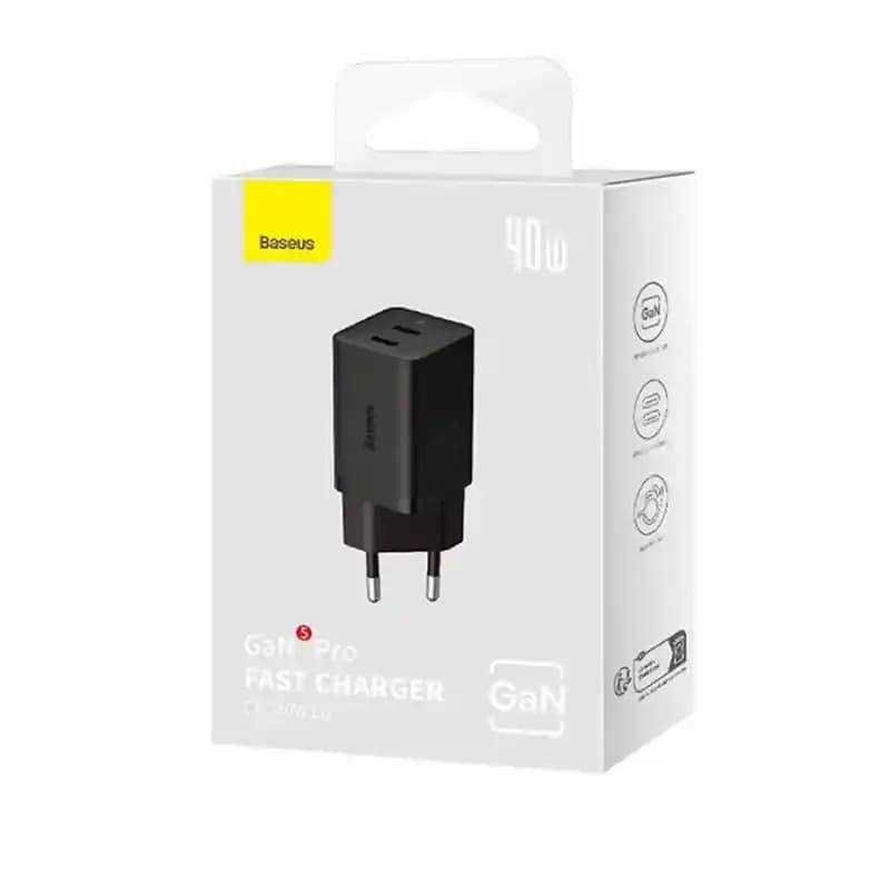 کلگی شارژر فست باسئوس Baseus مدل GaN5 PRO Type-C CCGN070 40W — تصویر ۹
