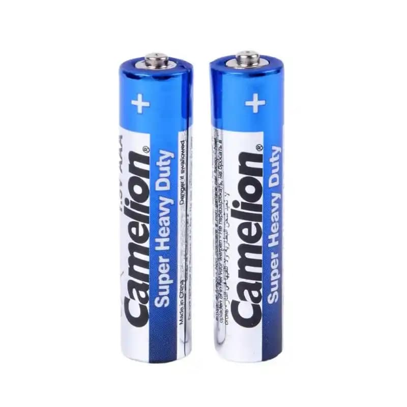باتری 2 تایی نیم قلمی کارتی کملیون Camelion Super Heavy Duty 1.5V AAA