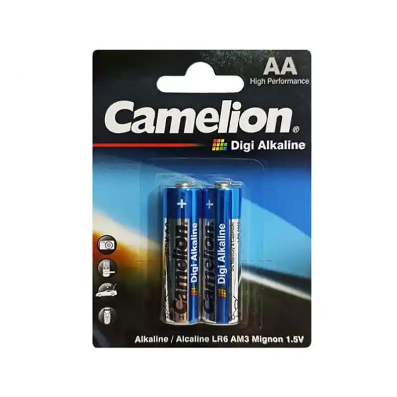 باتری دوتایی قلمی کملیون Camelion Digi Alkaline 1.5V AA — تصویر ۳