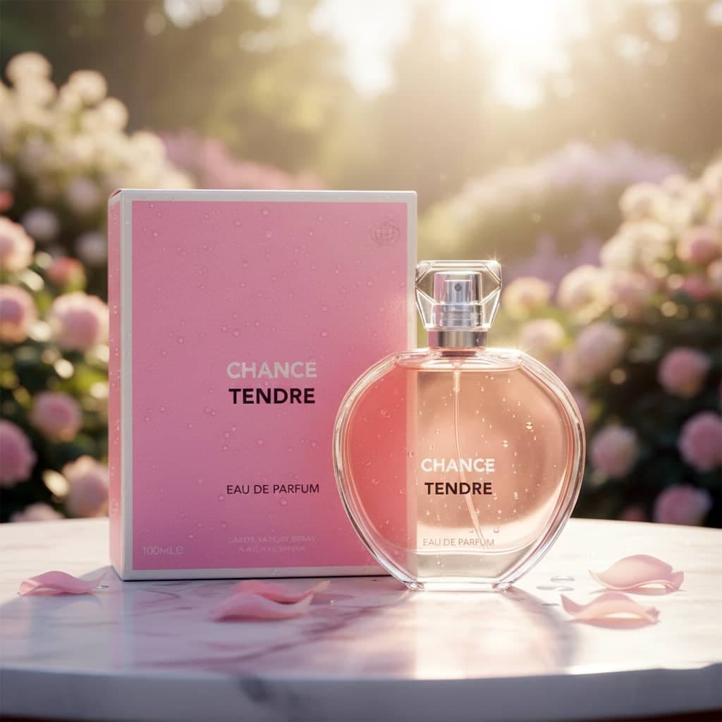 عطر ادکلن زنانه شنل چنس تندر فراگرنس ورد (Fragrance World Chanel Chance Tendre) حجم 100 میل