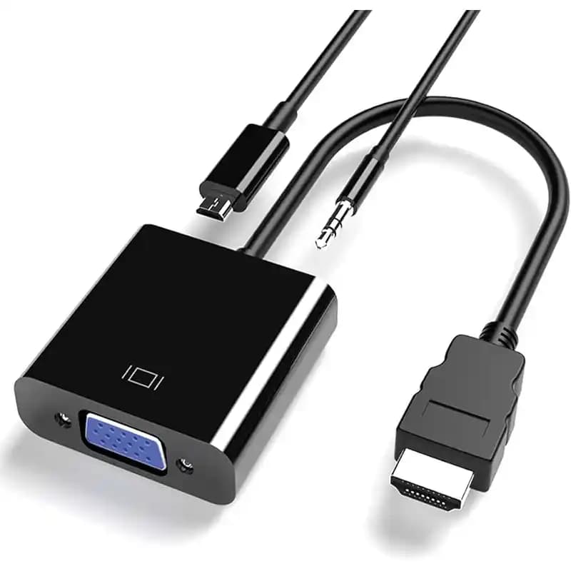 تبدیل HDMI To VGA آداپتوردار — تصویر ۳