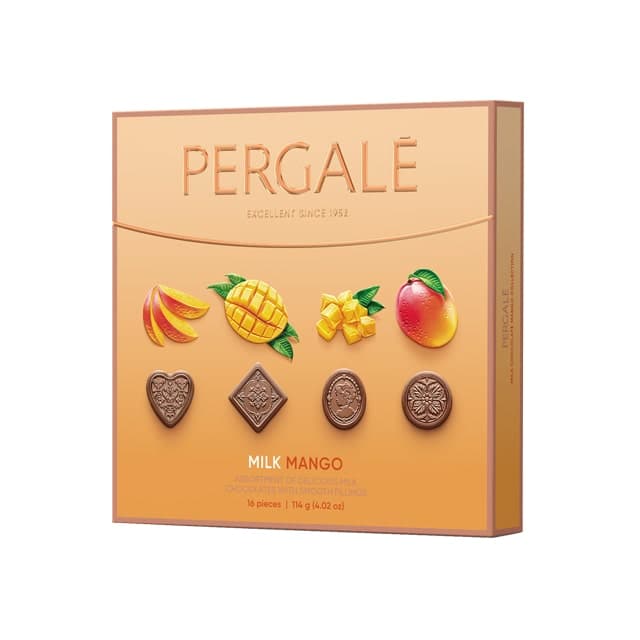 شکلات کادویی شیری انبه پرگاله Pergale