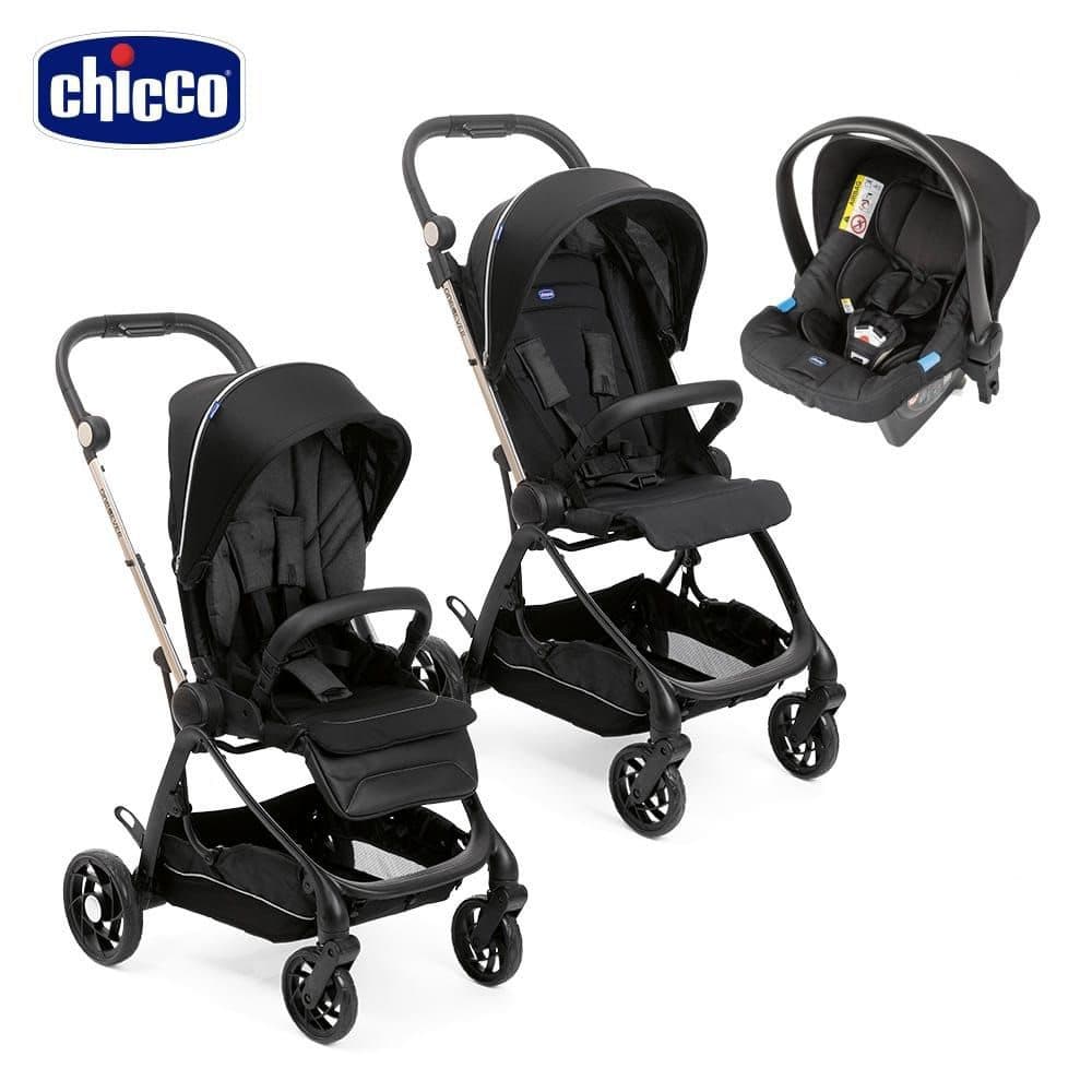 کالسکه one4ever و کریر بیس دار kaily چیکو سید متحرک chicco