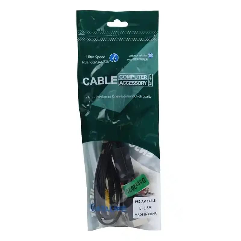 کابل تصویر کامپوننت Datalife PS2 To RCA 1.5m — تصویر ۸