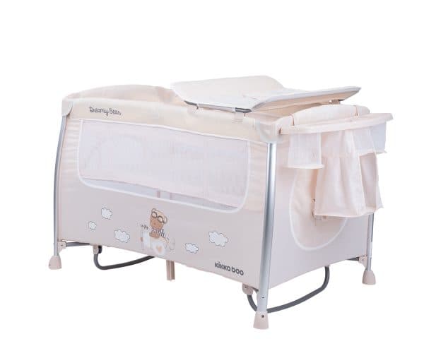 تخت و پارک گهواره شو کیکابو KIKKABOO مدل Dreamy Bear — تصویر ۸