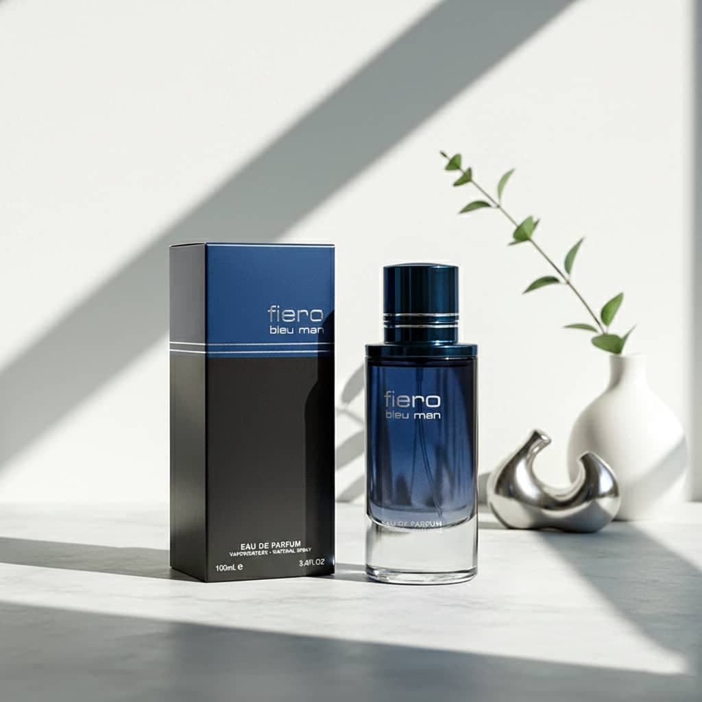 عطر ادکلن مردانه فیرو بلو من فراگرنس ورد (Fragrance Fiero Bleu Man) حجم 100 میل — تصویر ۵