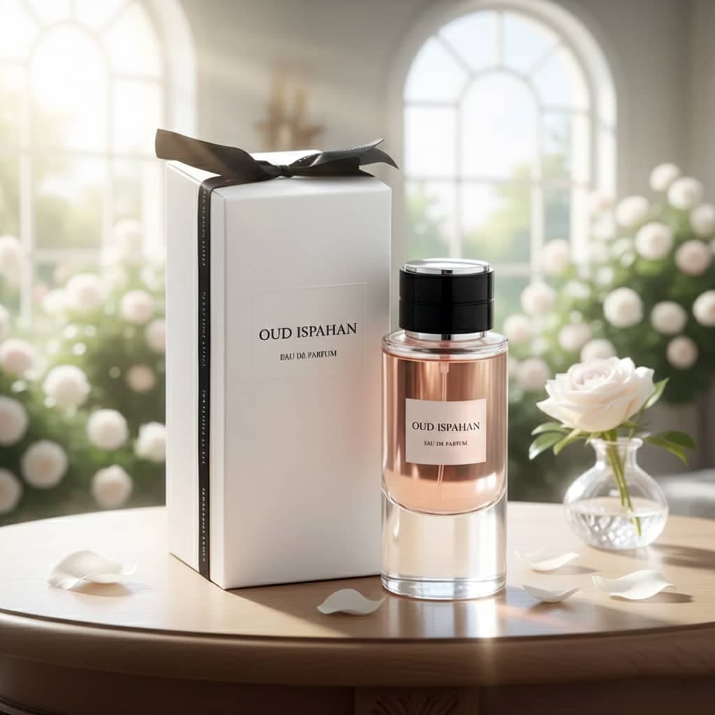 عطر ادکلن زنانه مردانه دیور عود اسپهان فراگرنس ورد مدل عود اصفهان (Fragrance Wold Dior Oud Ispahan) حجم 80 میل