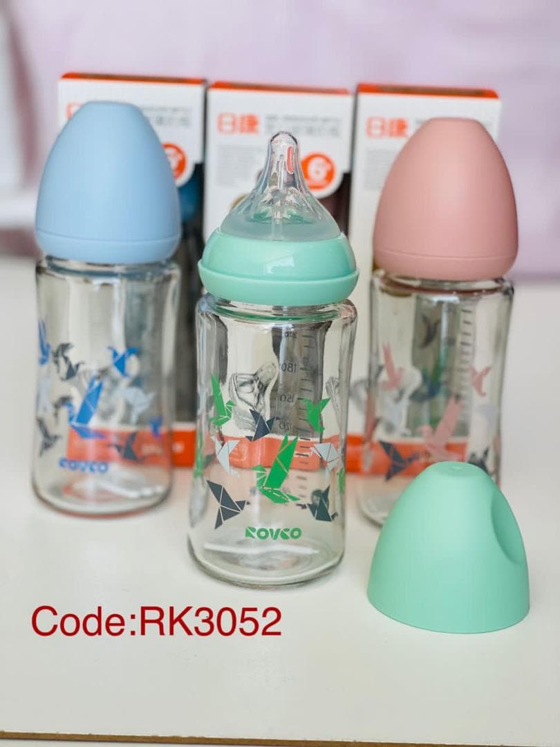 شیشه شیر رووکو 240 میل 6+ پیرکس rovco rk-3052 — تصویر ۶
