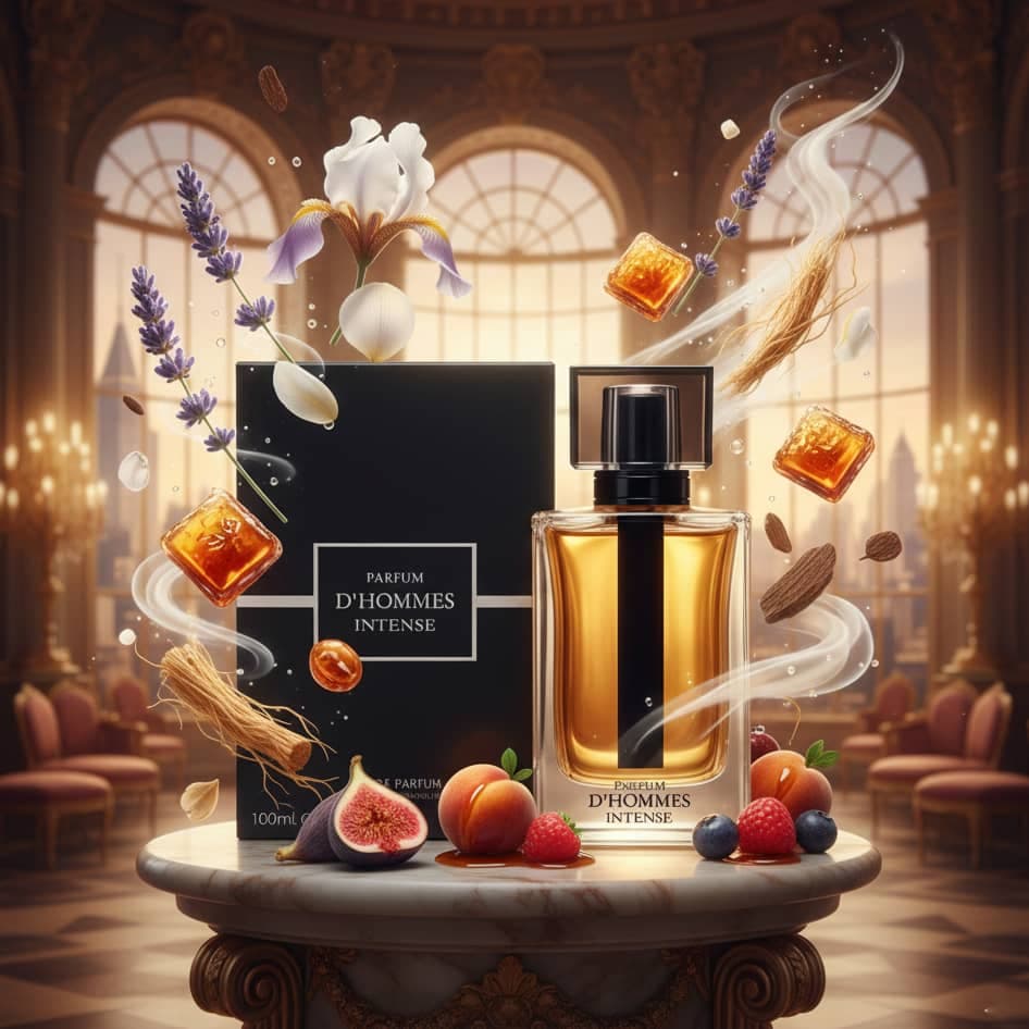 عطر ادکلن مردانه دیور هوم اینتنس فراگرنس ورد مدل د هوم اینتنس (Fragrance World Parfum D’Hommes Intense ) حجم 100 میل — تصویر ۶