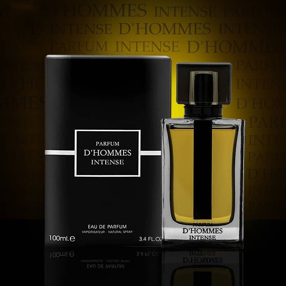 عطر ادکلن مردانه دیور هوم اینتنس فراگرنس ورد مدل د هوم اینتنس (Fragrance World Parfum D’Hommes Intense ) حجم 100 میل — تصویر ۳