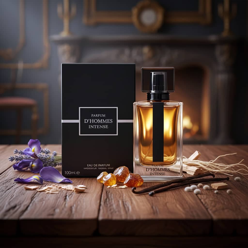 عطر ادکلن مردانه دیور هوم اینتنس فراگرنس ورد مدل د هوم اینتنس (Fragrance World Parfum D’Hommes Intense ) حجم 100 میل