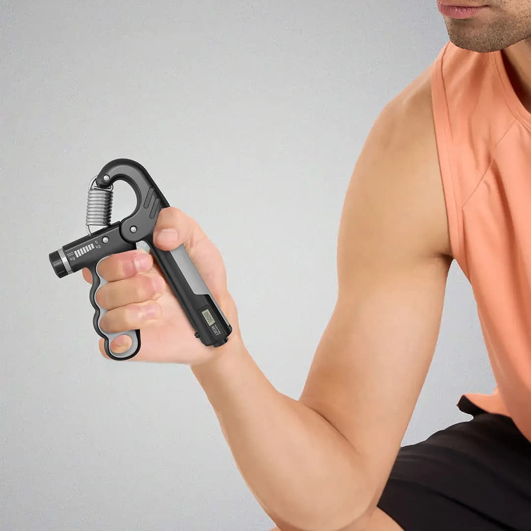 فنر تقویت کننده مچ دست دیجیتال گرین لاین GNGRPMSSTBKG reen Lion Grip Master Hand Grip Strengthener — تصویر ۴
