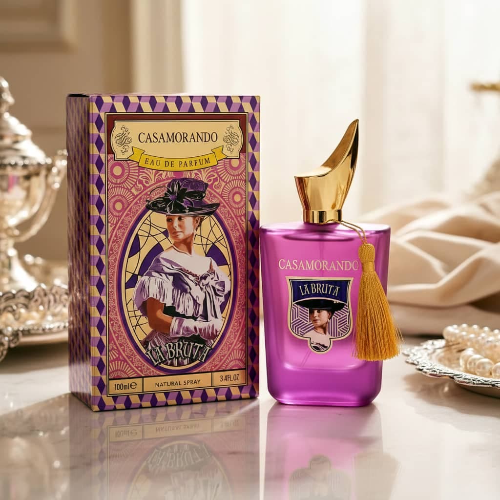 عطر ادکلن زنانه زرجوف کازاموراتی لاتوسکا فراگرنس ورد مدل لا بروتا (Fragrance World Xerjoff Casamorati La Tosca) حجم 100 میل