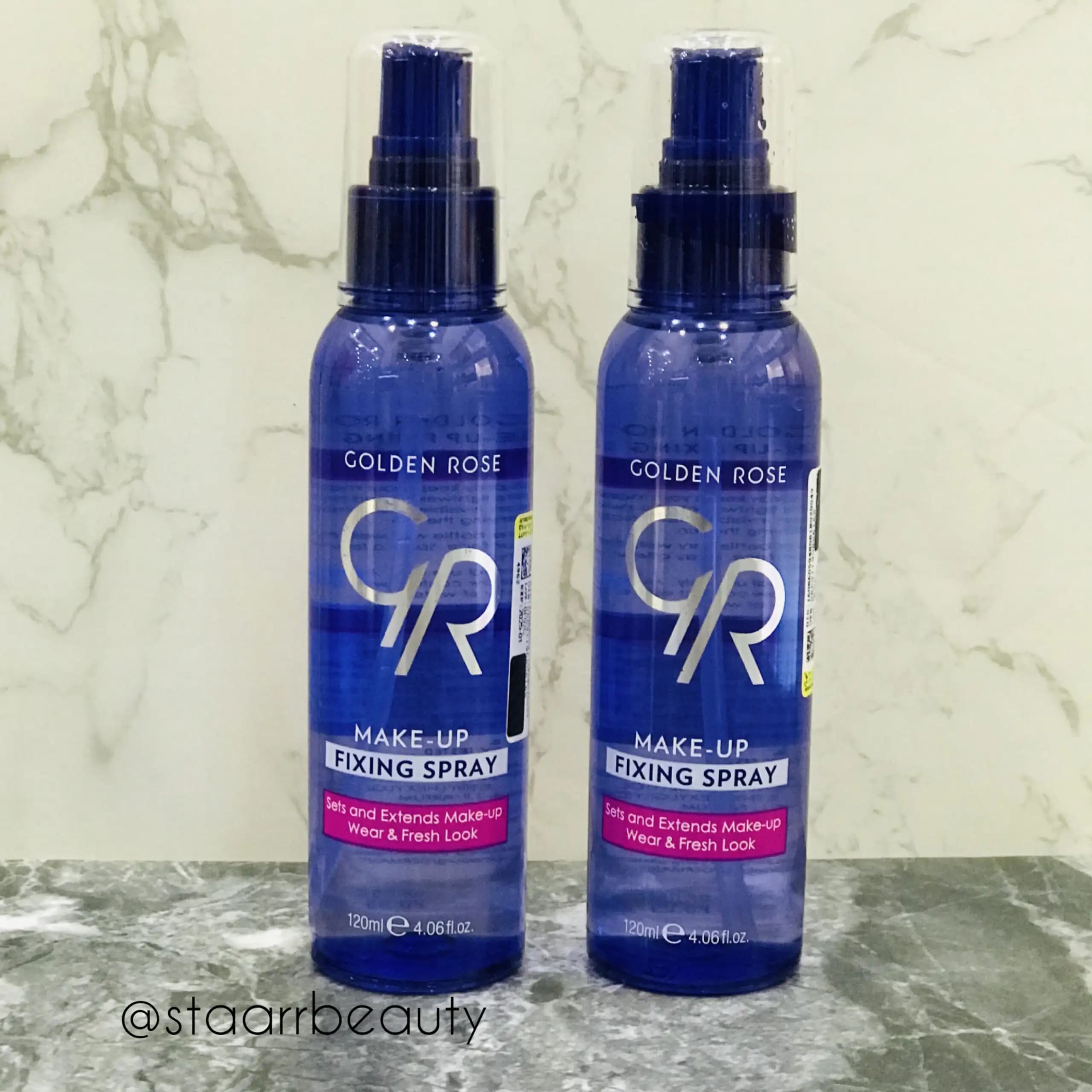 اسپری فیکساتور گلدن رز MAKE UP FIXING SPRAY GOLDEN