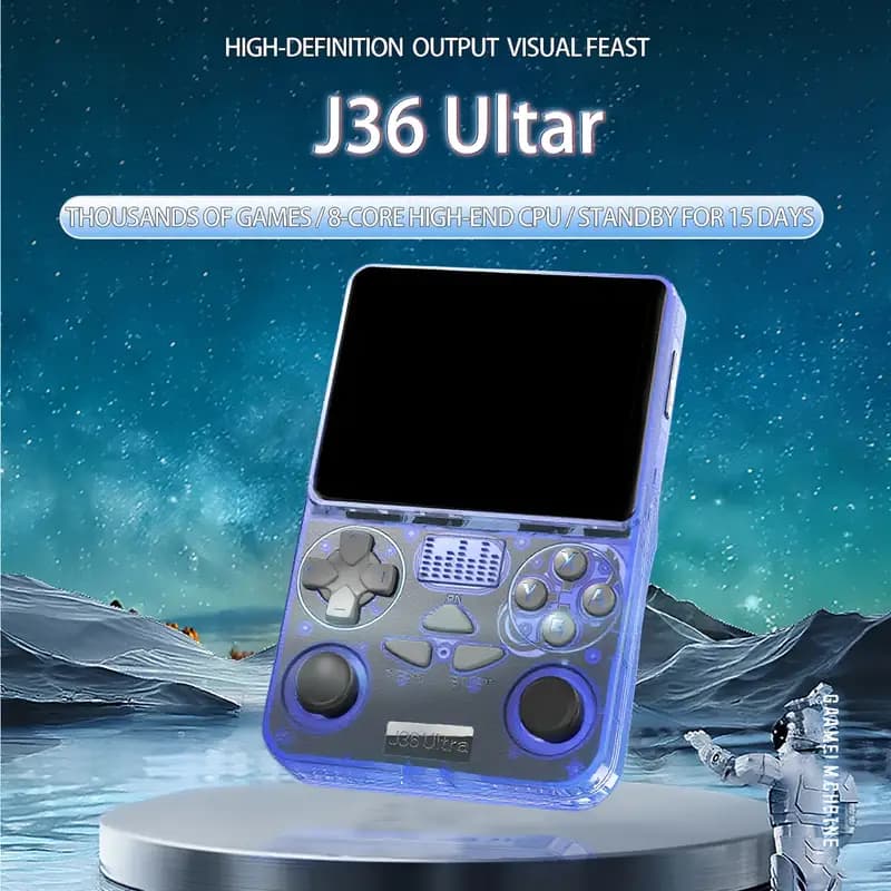 کنسول بازی دستی مدل J36 Ultra با صفحه‌نمایش ۳.۵ اینچ IPS — تصویر ۷