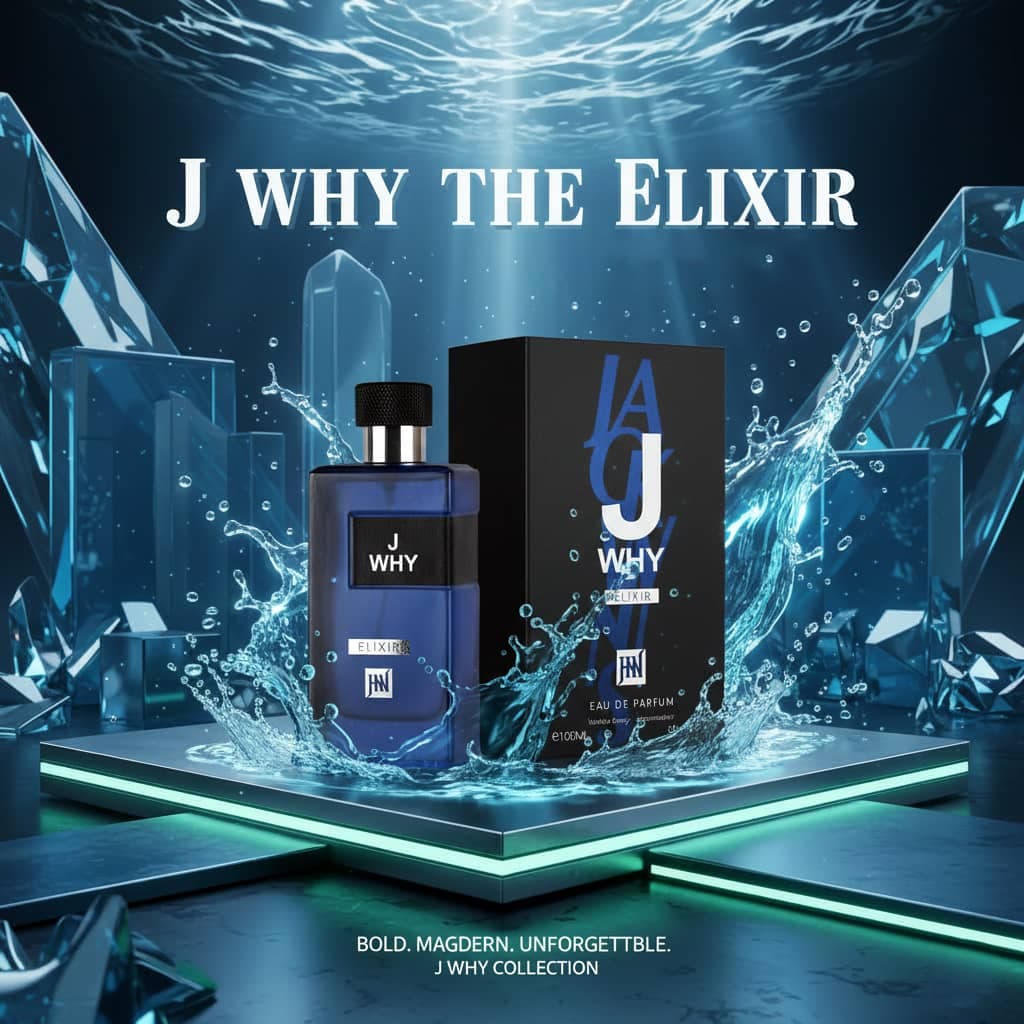 عطر ادکلن مردانه ایو سن لورن وای الکسیر جانوین جکوینز مدل جی وای الکسیر (Johnwin – Jackwins J WHY Elixir) حجم 100 میل