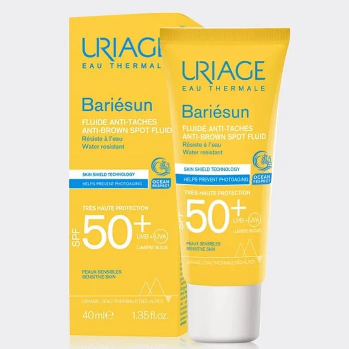 ضد آفتاب ضد لک اوریاژ مدل URIAGE Bariesun Anti-Brown Spot Fluid Spf50 — تصویر ۵