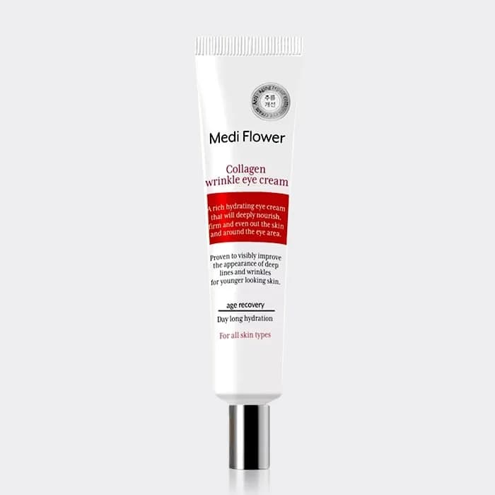 کرم ضدچروک دور چشم کلاژن مدی فلاور 40 میل مدل Mediflower The Collagen Wrinkle Eye Cream — تصویر ۴