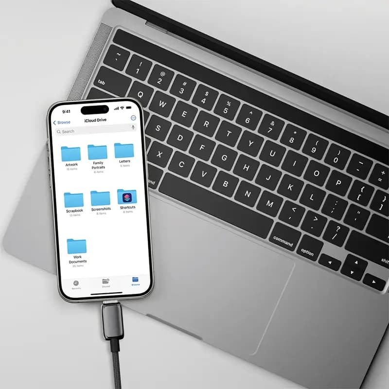 کابل USB-C به USB-C پاورولوژی 240 وات 1 متری مدل ZINCO SERIES — تصویر ۱۱
