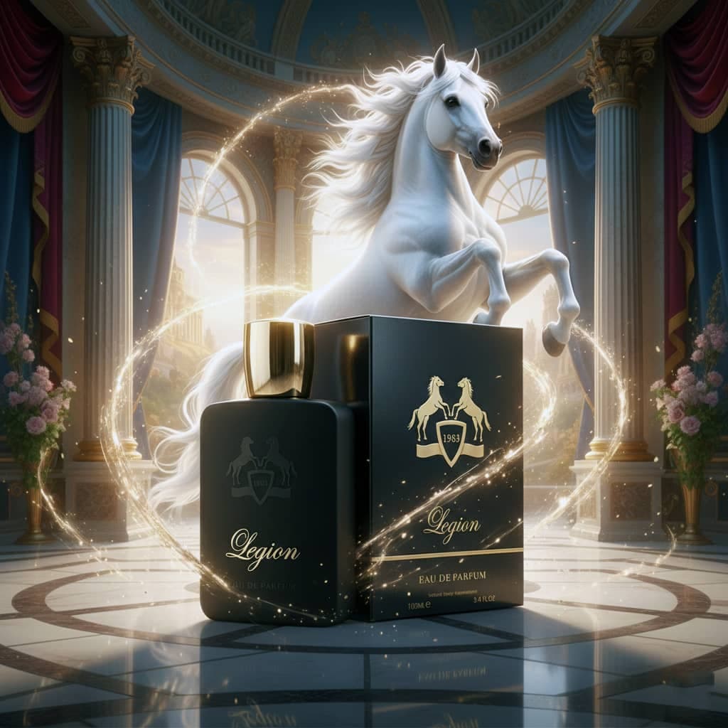 عطر ادکلن زنانه مردانه پرفیوم دو مارلی اوجان فراگرنس ورد مدل لژیون (Fragrance World Legion) حجم 100 میل
