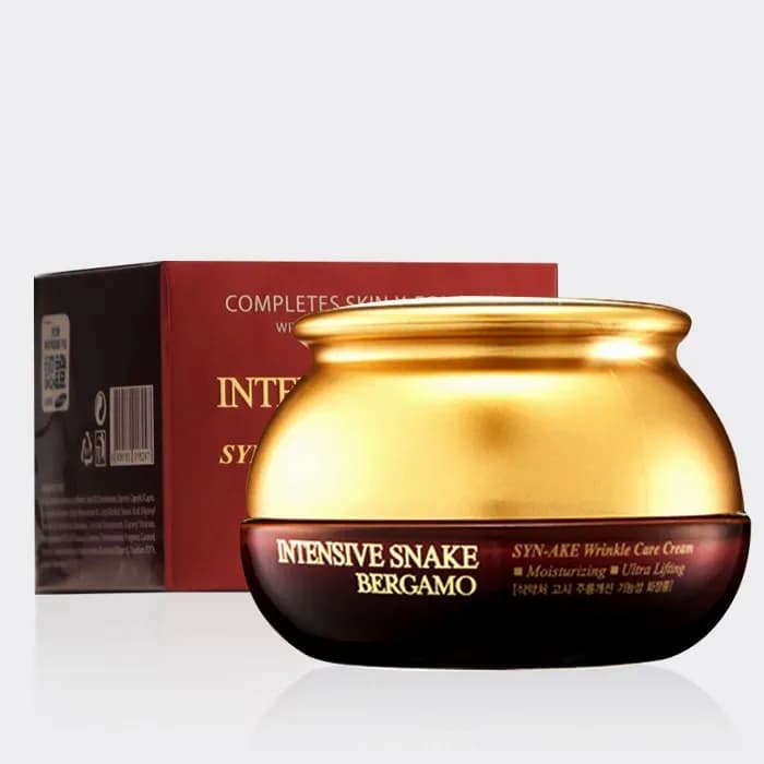 کرم ضد چروک قوی سم مار برگامو مدل BERGAMO Intensive Snake Wrinkle Care Cream — تصویر ۳