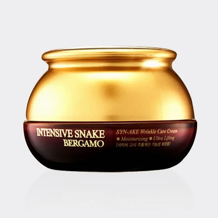 کرم ضد چروک قوی سم مار برگامو مدل BERGAMO Intensive Snake Wrinkle Care Cream