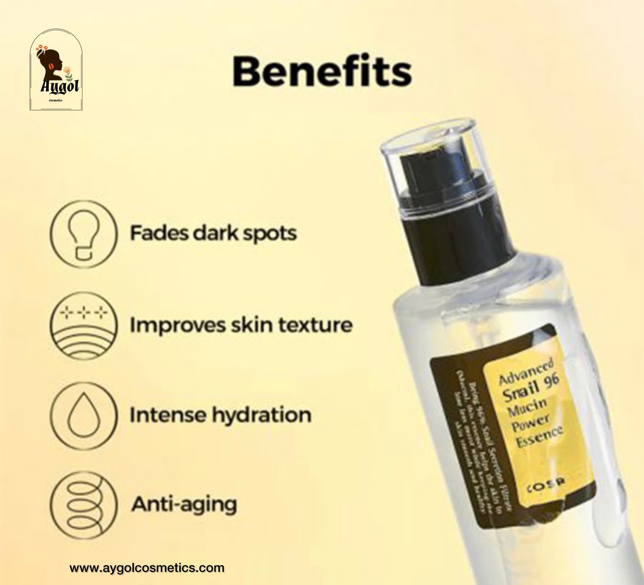 اسنس ترمیم کننده حلزون کوزارکس Cosrx advanced snail 96 mucin power Essence 100ml — تصویر ۸