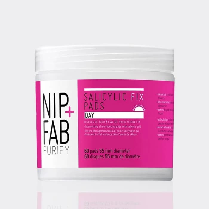 پد روزانه ضدجوش سالیسیلیک اسید نیپ اند فاب مدل Nip and Fab Salicylic Fix Pads