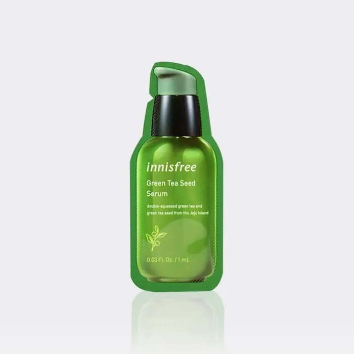 سرم آبرسان و ترمیم کننده دانه چای سبز اینیسفری مدل innisfree Green tea Seed Serum — تصویر ۲