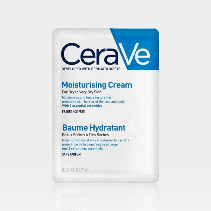 مرطوب کننده و آبرسان پوست خشک و خیلی خشک سراوی 7 میل مدل Moisturizing Cream Dry to Very Dry Skin